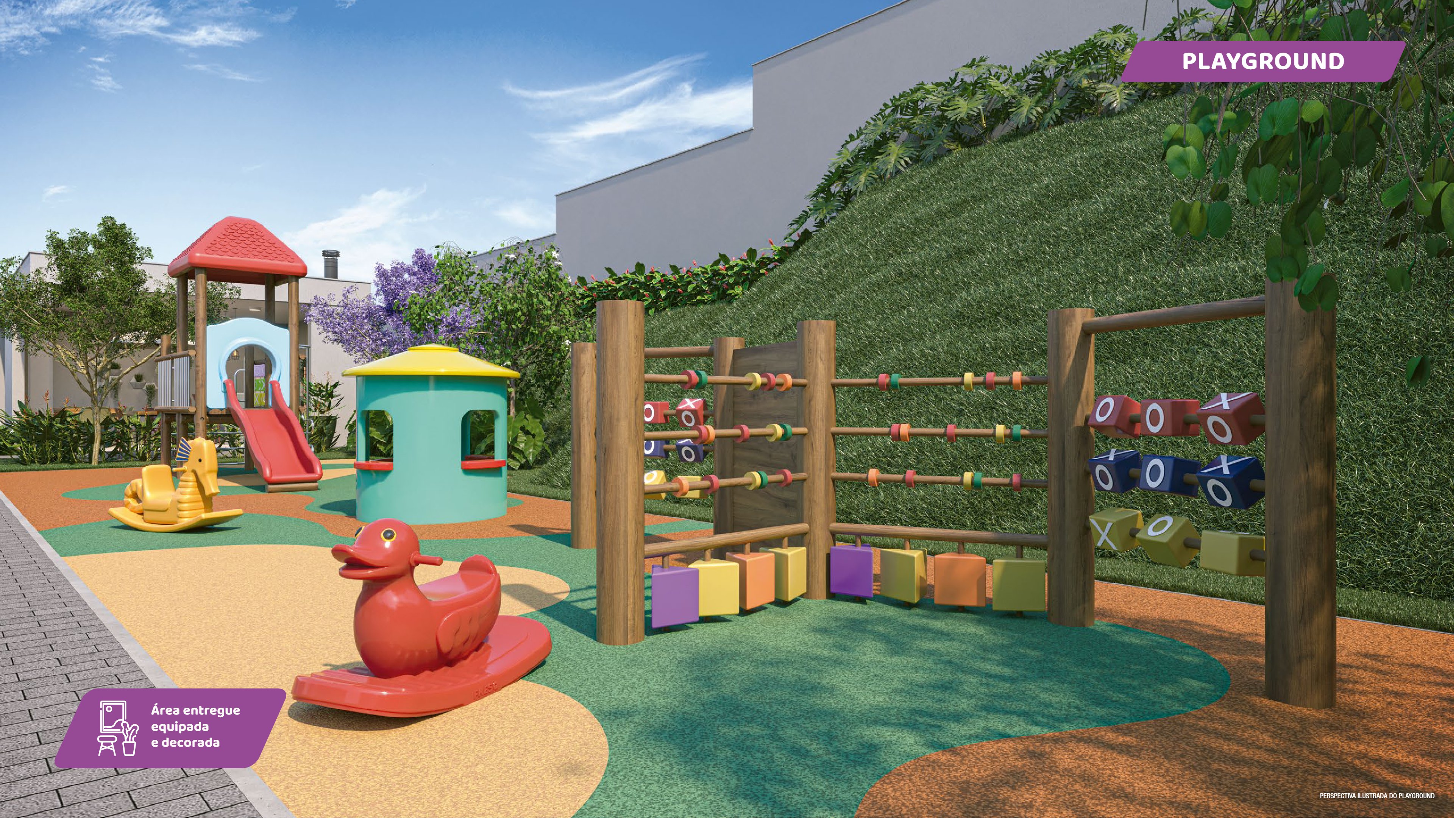 Playground - Perspectiva ilustrada